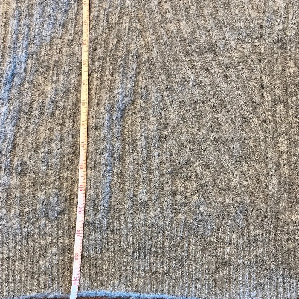 COS Gray Ribbed Crew Neck Sweater - Picture 6 of 6